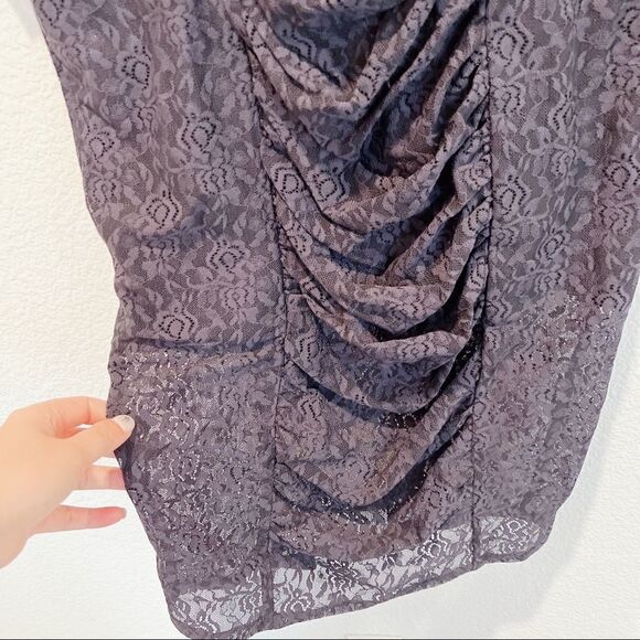 JONATHAN SIMKHAI STANDARD Ruched Long Sleeve Dress size L - Picture 8 of 11